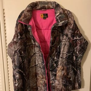 ECU Browning Pink Camo Jacket 2XL
